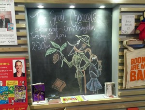 The Great Chocoplot Chalk Display