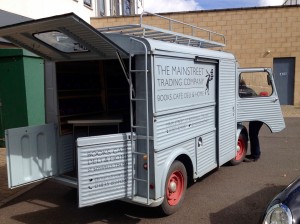 Mainstreet Trading's Fire Engine Bookshop, Scottish Borders
