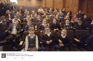 Pupils from St Clare's Primary