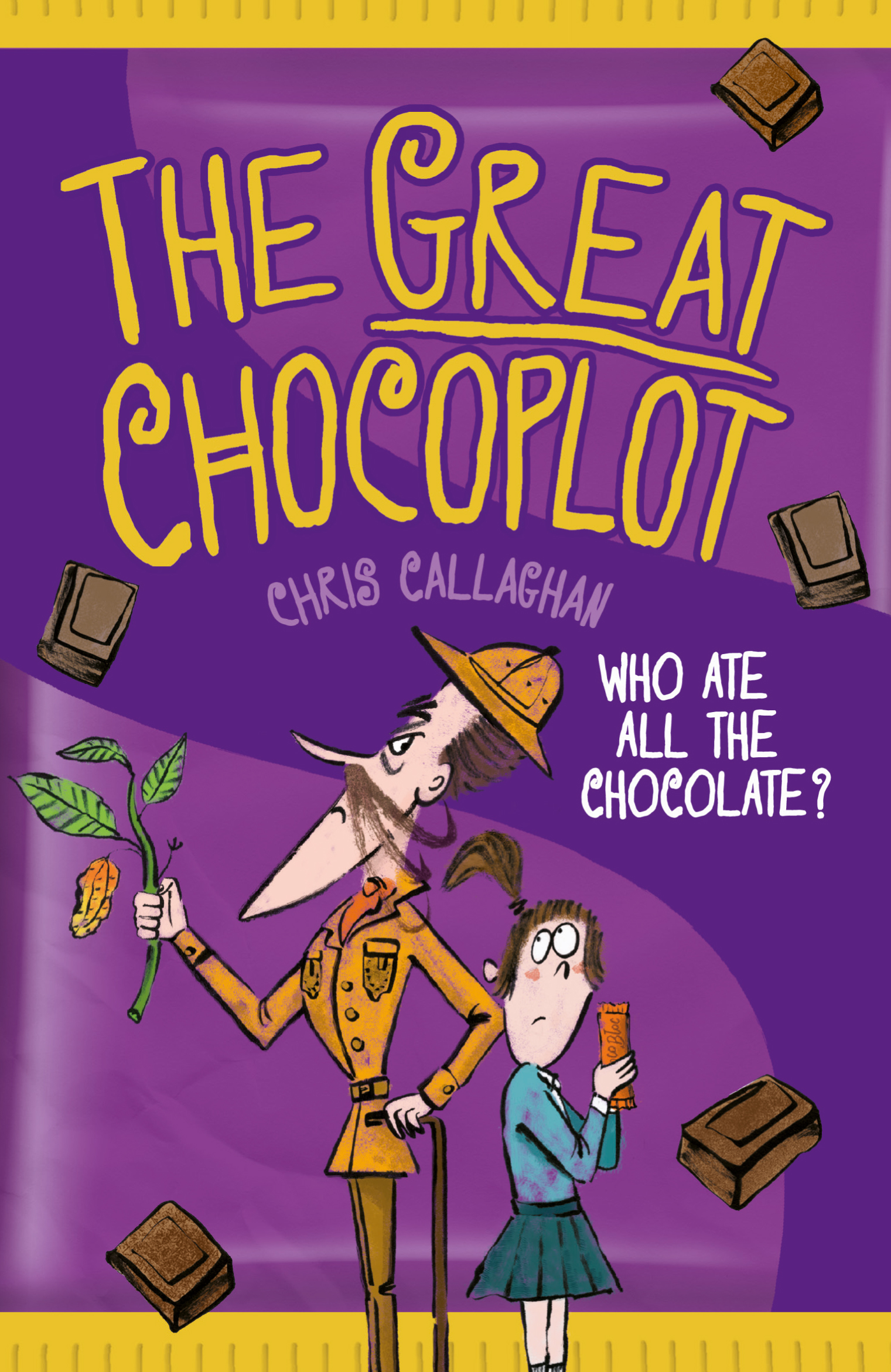 The Great Chocoplot Book Cover by Chris Callaghan