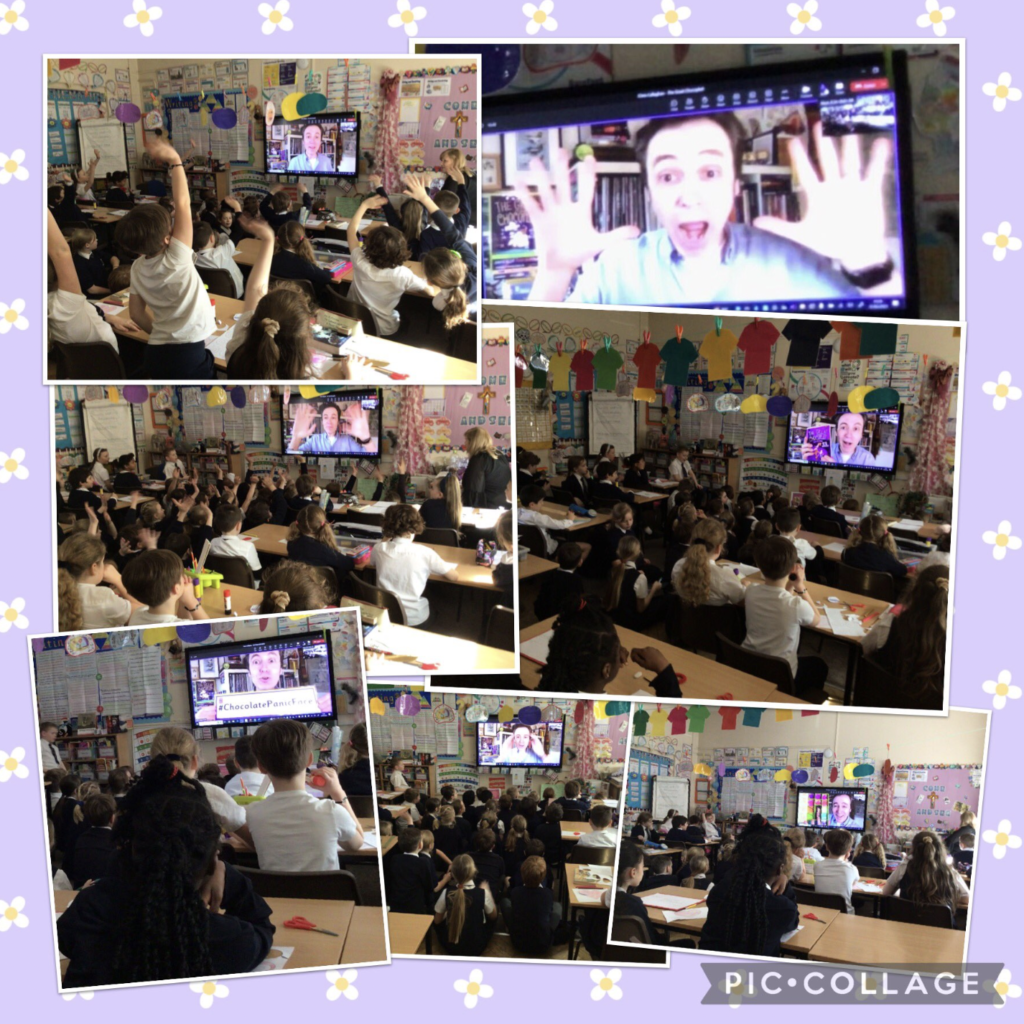 The Great Chocoplot Author, Chris Callaghan, virtually visits Our Lady of Lourdes Primary School